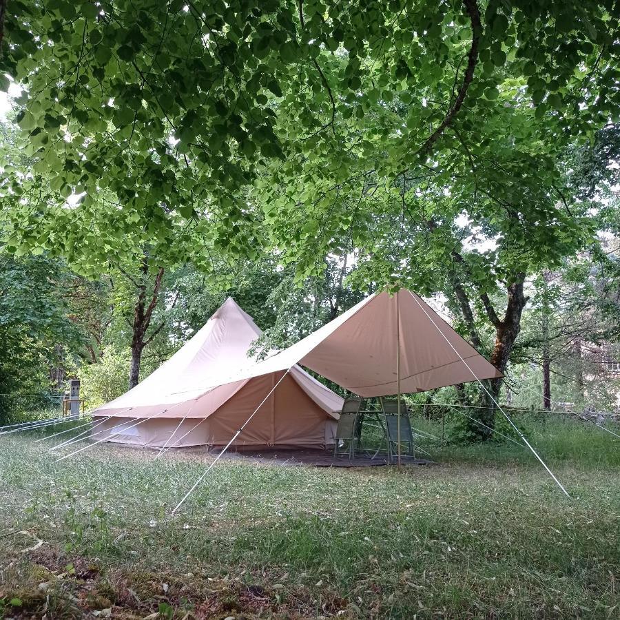 Camping Le Bel Air Mobil Home Le Cornouiller 4 Personnes Limogne-en-Quercy Extérieur photo